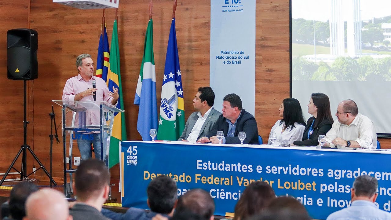 Conheça os projetos da parceria entre o deputado Vander e a UFMS