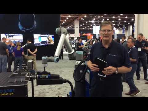 UR10 collaborative robot spot welding application
