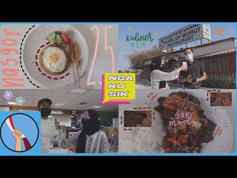 AQ NGAKUSIK Eps. 2: Makanan dari Restaurant Indonesia TERENAK di Al Khor Qatar (Indonesia & English)