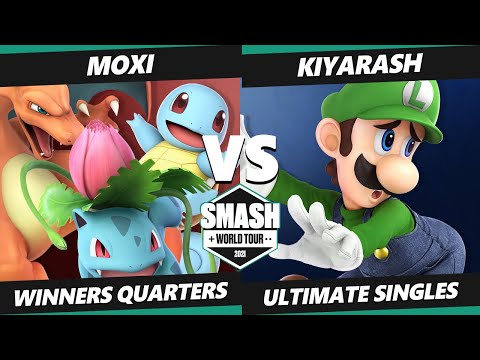 SWT NA West RF Winners Quarters - moxi (Pokemon Trainer) Vs. Kiyarash (Luigi) SSBU Ultimate