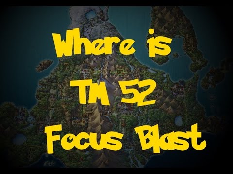 Where Is: TM 52 - Focus Blast (Pokemon Diamond/Pearl/Platinum)