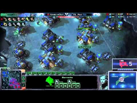 SC2 Polt vs Violet TvZ Game 5 IPL 5 Losers Finals Starcraft 2 Tournaments