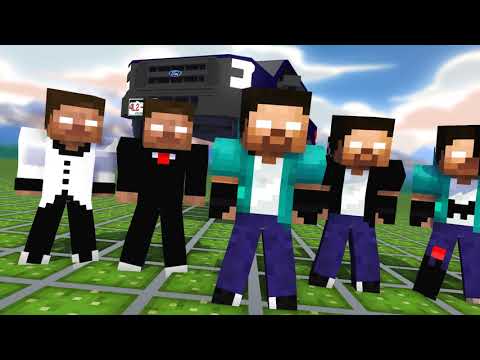 SKIRII DANCE HEROBRINE BROTHERS - MINECRAFT ANIMATIONSXDJAMES,MONSHIIEE,KRM,MECHANICZ