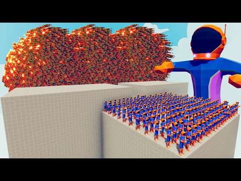 200x COSMONAUT + 1x GIANT vs EVERY GOD - Totally Accurate Battle Simulator TABS