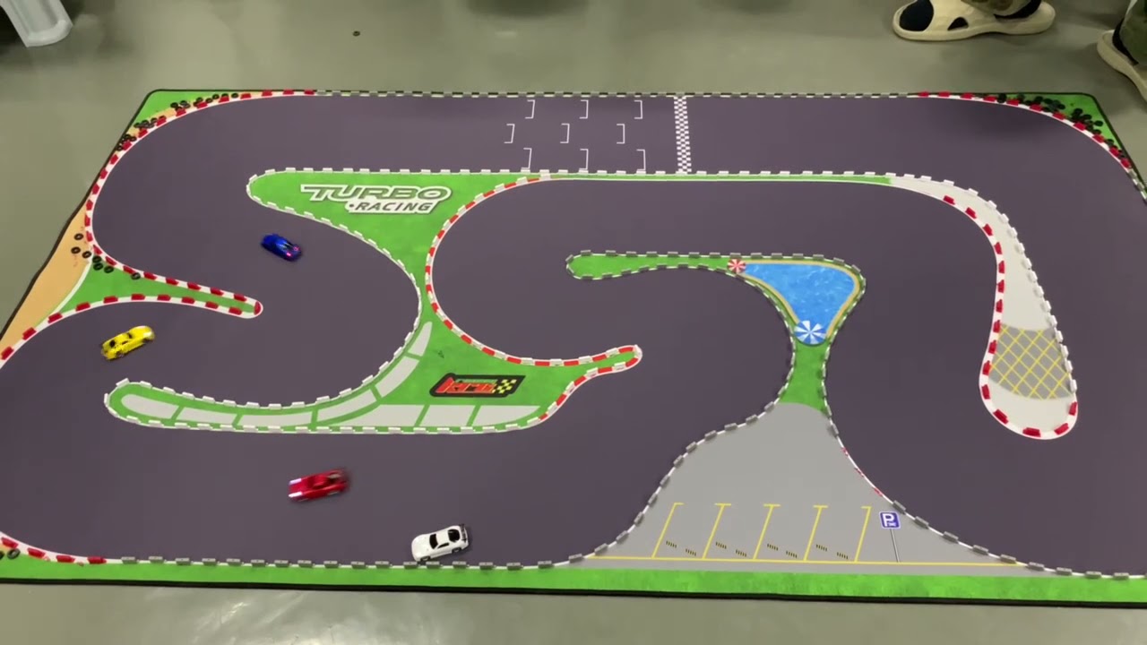 Turbo Racing 1/76 On-Road SPORT RC Car RTR (sivá so žltým pruhom)