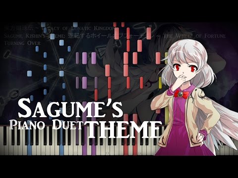[Synthesia Piano] Touhou 15 - The Wheel of Fortune Turning Over - Piano Duet