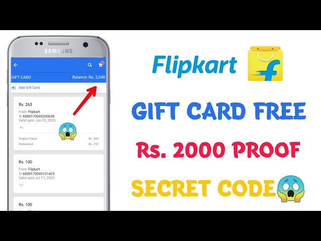 How To Get Free Gift Cards On Flipkart