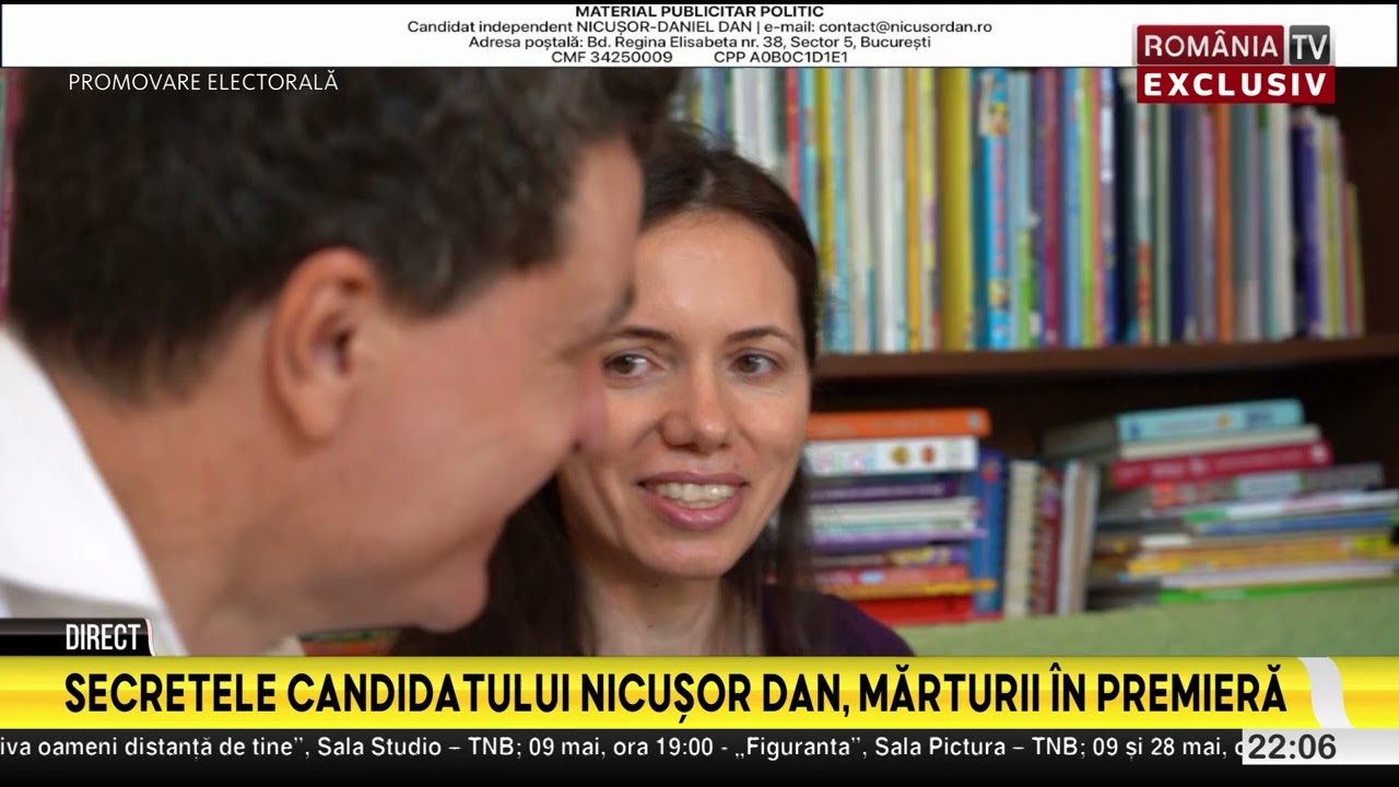 Acasă la familia lui Nicușor Dan, transmisiune specială. Secretele olimpicului, mărturii în premieră