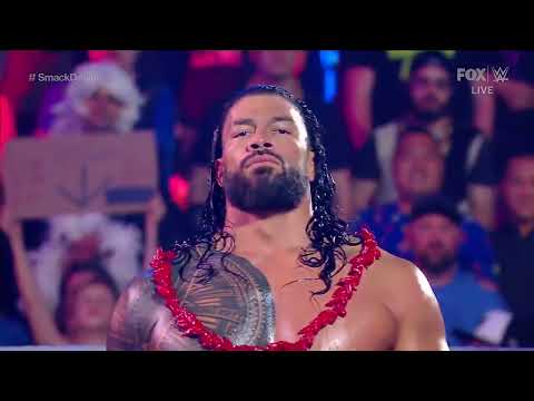 Roman Reigns & Riddle Entrance - WWE Smackdown 6/17/22