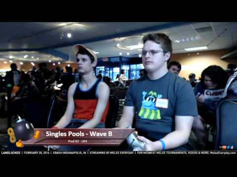 Landlocked - Bucksinbay (Peach) vs. Jerry (Fox) - Melee - Pool B2, LR4