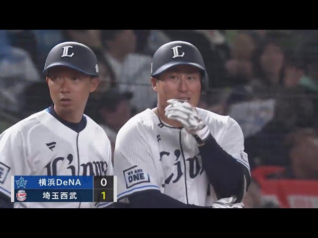 【6回裏】均衡破る一打!! ライオンズ・渡部聖弥 ライトへのタイムリー3ベースで先制!! 2025年3月21日 埼玉西武ライオンズ 対 横浜DeNAベイスターズ