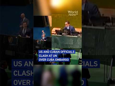 US and Cuban officials clash at UN over Cuba embargo #worldnow