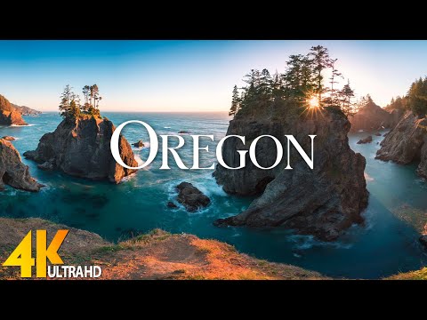 Oregon 4K Relaxation Film - Relaxing Piano Music - Nature 4K Video UltraHD