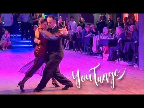  Bárbara Ferreyra  and  Agustín Agnez  are  dancing  to  the  tango  "  Loca  "  by  Juan D'Arienzo  in  2025