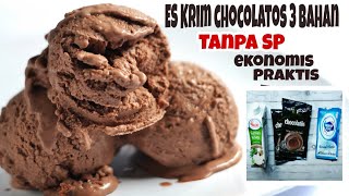 Download lagu Hanya 3 bahan dari warung sebelah rumah, jadi es krim Chocolatos lembut, tidak mengkristal mp3