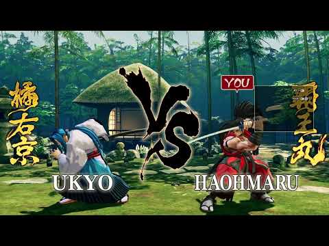 Samurai Shodown -Long set against an Ukyo player