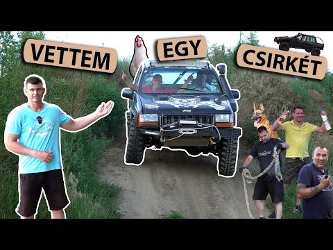 Vettem egy CSIRKÉT 🚘 😱 Jeep Grand Cherokee 5.2 V8 Off-Road teszt 😎
