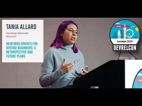 Mentored sprints for diverse beginners -- Tania Allard