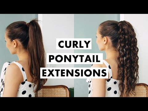 How to: Curly Ponytail Extensions