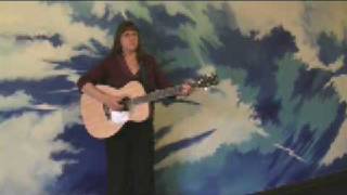 Mary McCaslin - Last Cannonball sky mural