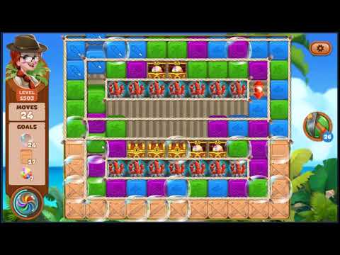 Lost Island Blast Adventure Level 1503 - NO BOOSTERS 🏝️ | SKILLGAMING ✔️