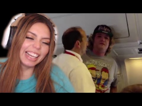 Adept Reacts to crazy drunk people getting kicked off planes