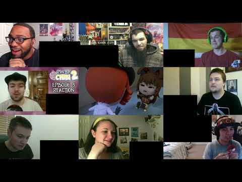 RWBY Chibi Season 2, Episode 5 Reaction Mashup | #rwbychibi #rwby #reactionmashup