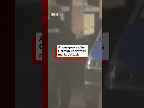 Video | Anger grows after German Christmas market attack. #Magdeburg #Germany #BBCNews