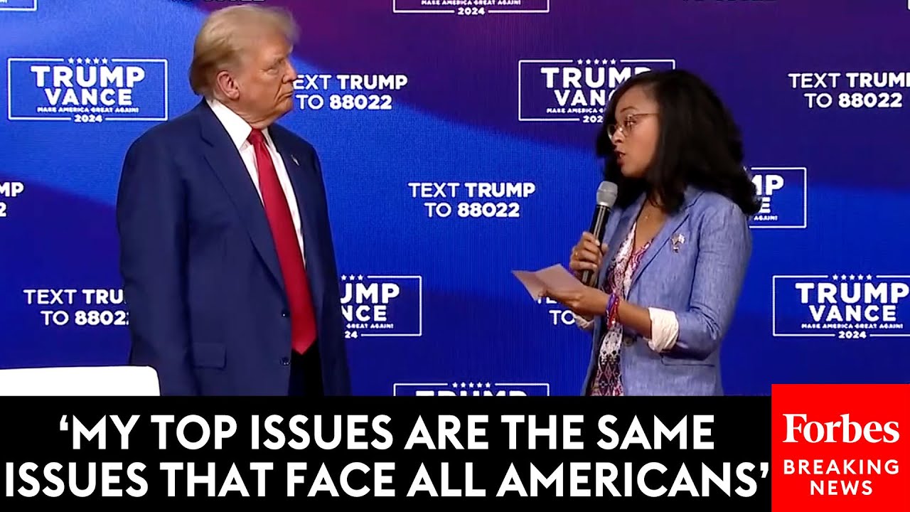 Voter Asks Trump Point Blank How He'll Take On Inflation At Pennsylvania Town Hall