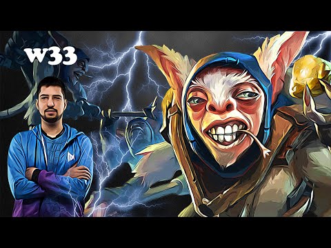 w33 - Meepo Midlane | Dota 2 7.27d Gameplay
