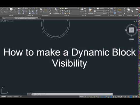 AutoCAD How to make a Dynamic Block Visibility