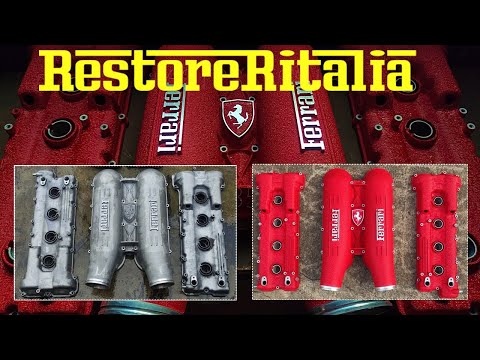 Thumbnail for RESTORATION FERRARI INTAKE PLENUM & ROCKER COVER by Ferrari