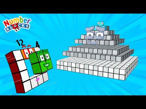 Numberblocks Step Squad PYRAMIDS 4 to 905 - Numberblobs Step Squad Numberblocks