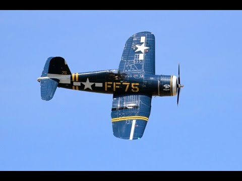 1/4 SCALE CORSAIR F4U COMP ARF RC - MOKI 250cc 5 CYL RADIAL- 110" SPAN - BUCKMINSTER WARBIRDS - 2022