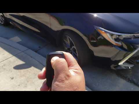 Toyota Corolla hatchback 2019 remote start on xse trim.