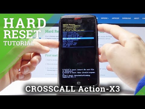 How to Hard Reset on CROSSCALL Action-X3 - Screen Lock Bypass