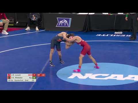 Lovett, Ridge vs Webster, Kannon | 149 lbs Quarter-Final | 2025 NCAA