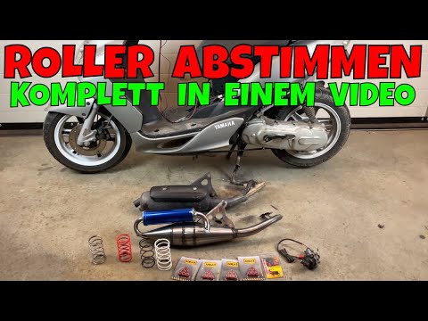 Roller abstimmen für Anfänger von A bis Z (Auspuff Variomatik Kupplung)  Zusammenschnitt