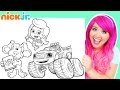 Coloring Nick Jr Coloring Pages Bubble Guppies Blue S Clues Peppa Pig Blaze