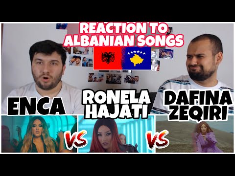 German Reaction to ALBANIAN SONGS: ENCA x ZAZA x Mixey vs. RONELA HAJATI vs. DAFINA ZEQIRI