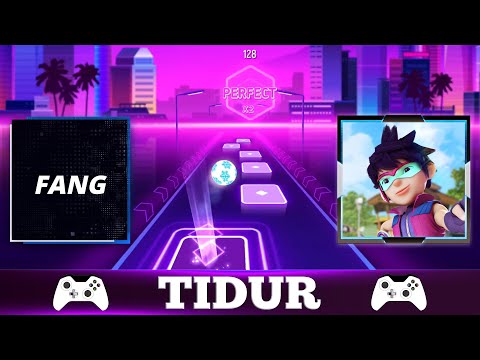 Tiles Hop: EDM Rush! - LAGU FANG BOBOIBOY TIDUR (Cover Parody) BoBoiBoy Characters!!!