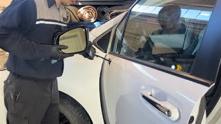 2021-2026 Toyota Sienna Outer Rear View Door Mirror Assembly Removal And Installation Instructions