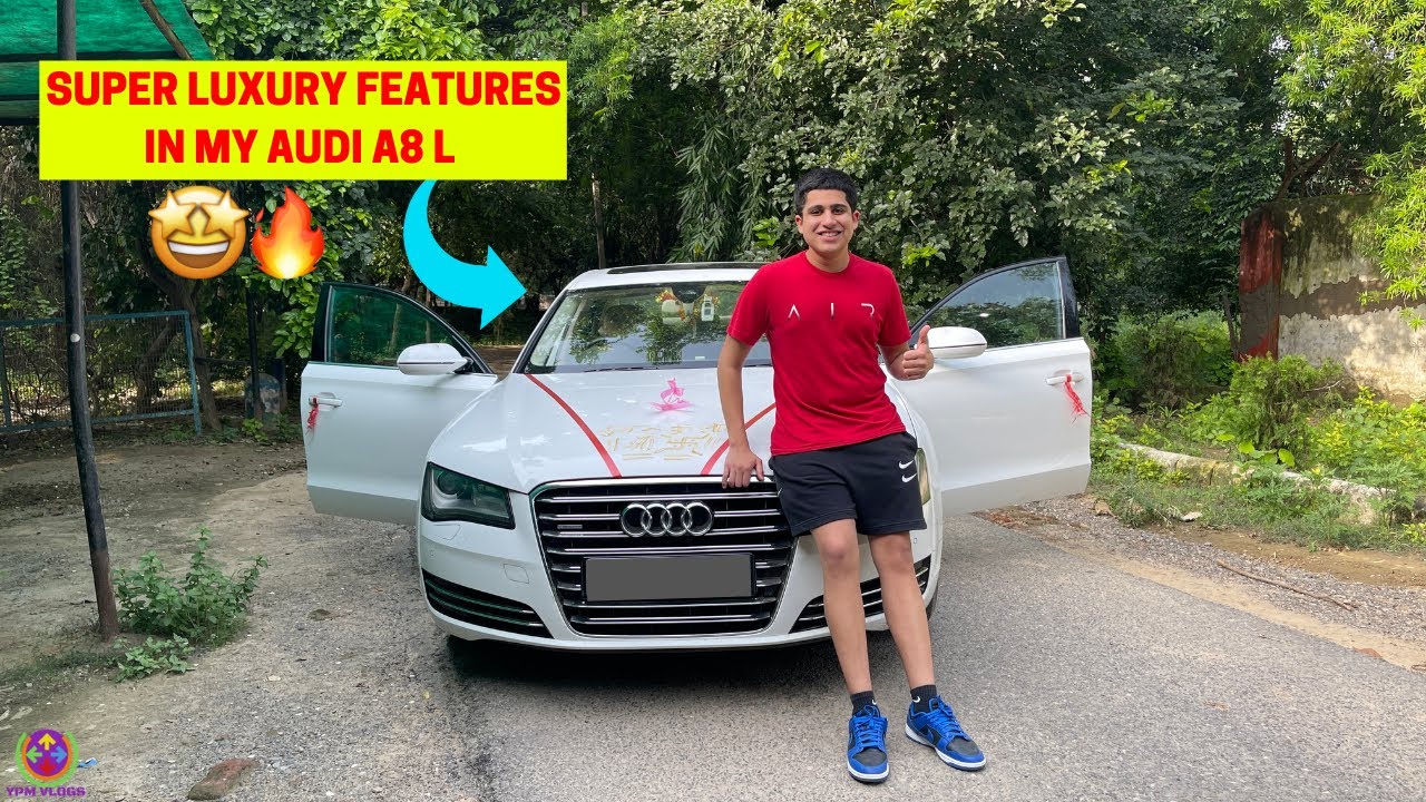 SUPER LUXURY FEATURES IN MY AUDI A8 L !! 😍😍