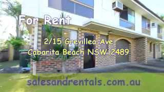 preview picture of video '2/15 Grevillea Ave Cabarita Beach -For lease'