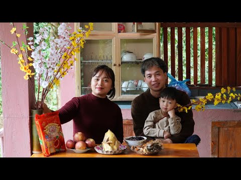How to cook pig feed and New Year's Eve dinner with family - Chúc Tòn Bình