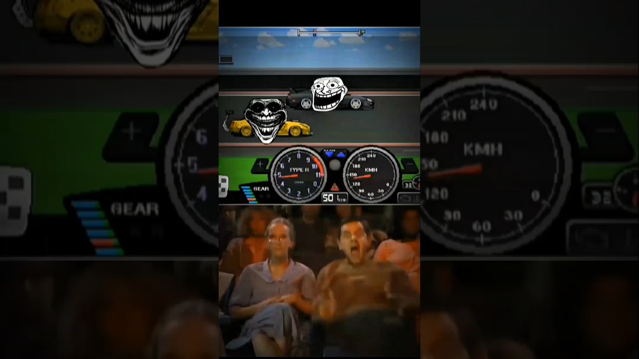 GOLDEN GTR R35 🏁 PIXEL CAR RACING #shortsfeed​ #subscribe​ #trending​ #gtr35​ #nissangtr​ #shorts​