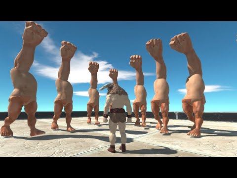 CURSED  FIST MONSTERS VS ALL UNITS - Animal Revolt Battle Simulator