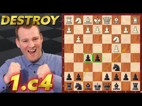 SIMPLE AND AGGRESSIVE | A system to destroy 1.c4