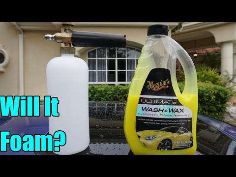 Meguiars Ultimate Wash and Wax in a Foam Cannon Test!