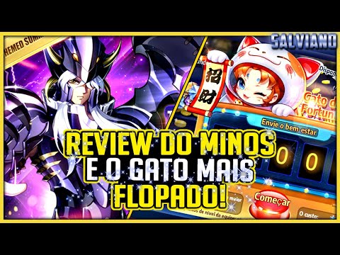 MINOS DE GRIFFON CONTROLE E DPS? E CUIDADO COM O GATO FLOPADO! - Saint Seiya Awakening #99